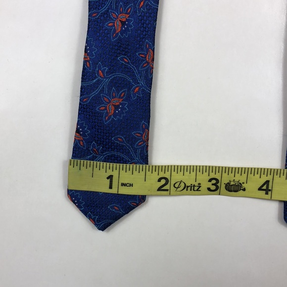 Ted Baker London Silk Floral Print Tie 60” - Picture 8 of 10